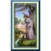 Angel with Boy Holy Card