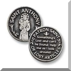 Saint Anthony Pocket Token - Patron of Lost Things