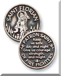 Saint Florian Pocket Token - Patron of Firefighters