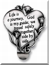 Message Visor Clip - Life Is a Journey