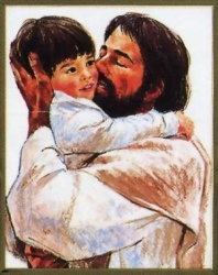 Jesus with Child Picture - Frances Hook
