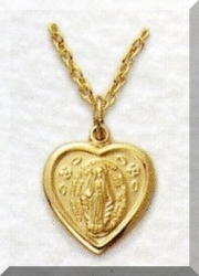 Small Gold Miraculous Medal
