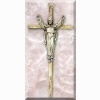 Risen Christ Wall Cross - Gold Plated - 8 inches