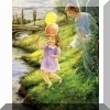 Guardian Angel with Girl Poster Print